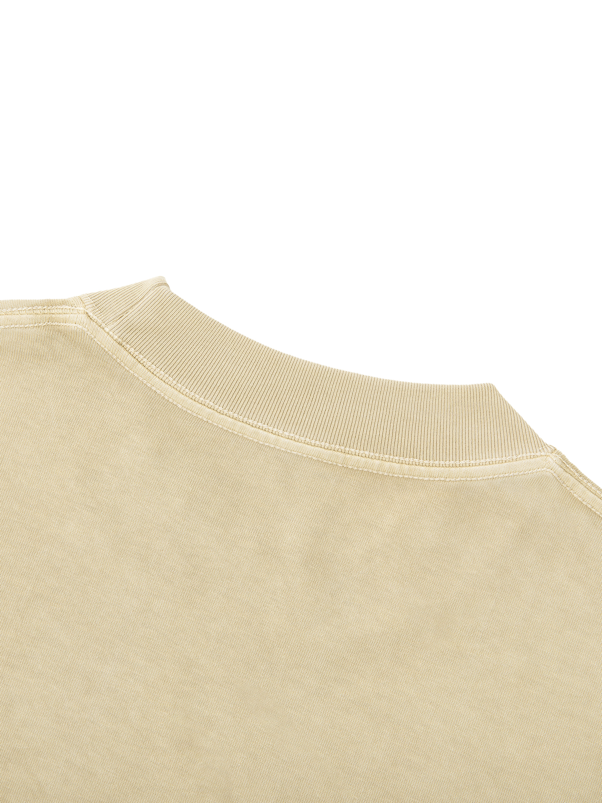 Grey Vintage Wash Drop Shoulder T-shirt - Image 3